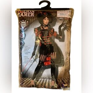 Lion Tamer Adult Costume - Red and Black